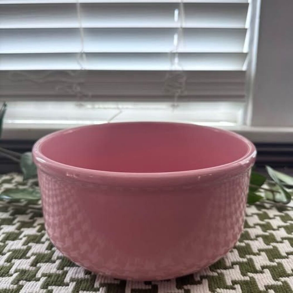 Vintage Waechtersbach Solid Mauve Pink 8" Serving Mixing Bowl - Retired Old Rose
